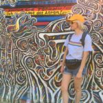 solo traveller backpacking east side gallery Berlin germany interrailing