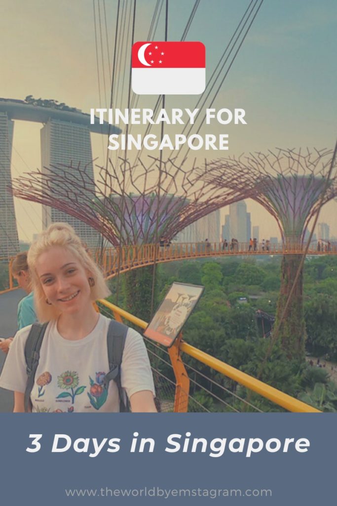 itinerary for singapore