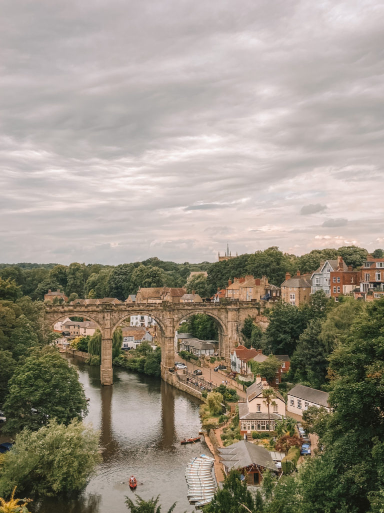 View of River Nidd and viaduct Knaresbough things to do near Harrogate