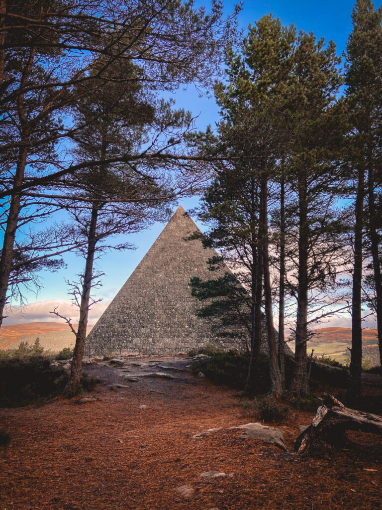 Prince Albert cairn balmoral pyramid balmoral estate scotland