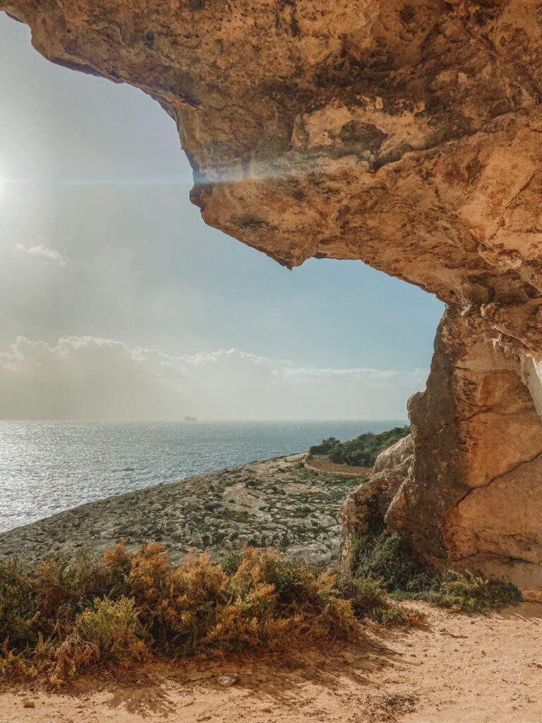 beach cave malta 